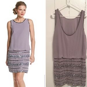 Adrianna Papell® Beaded Sequin Dress Size 12 New With Tags Cocktail Sleeveless